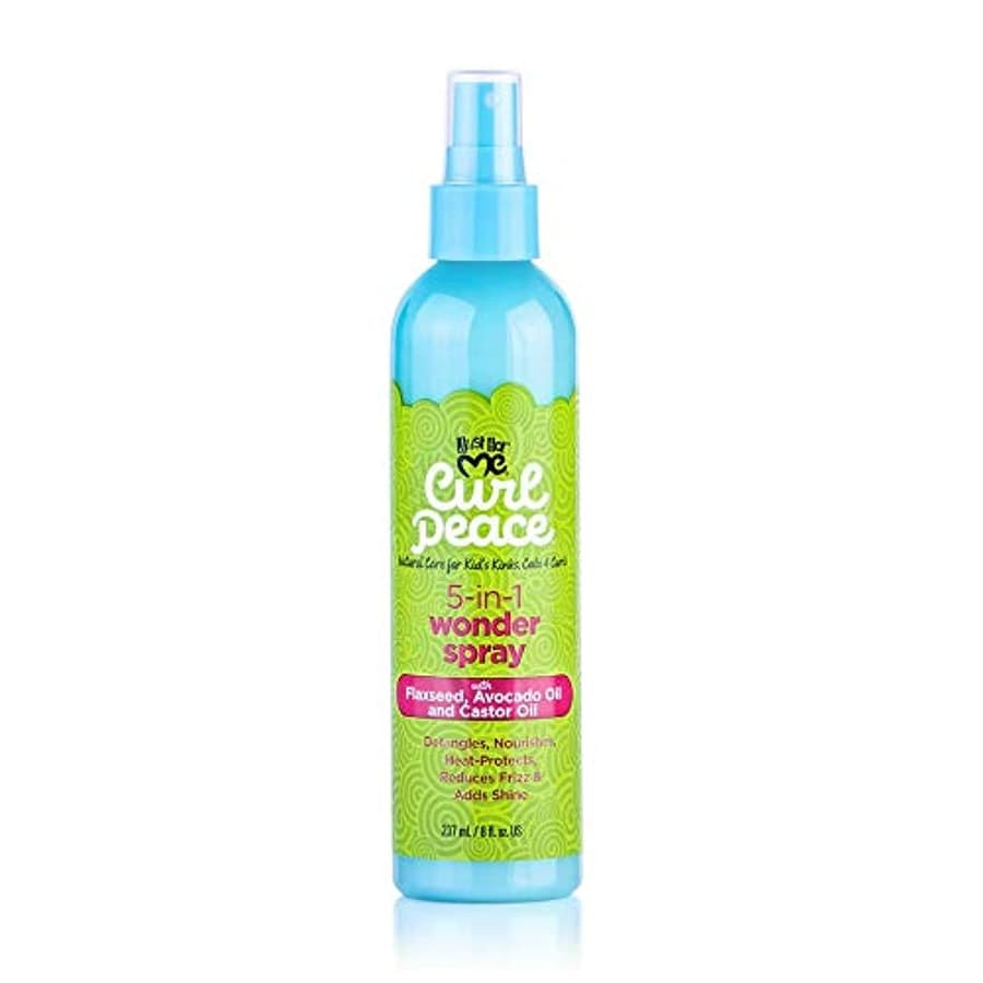Just for Me Curl Peace 5 In 1 Wonder Detangles Nourishes Heat Protects Reduces