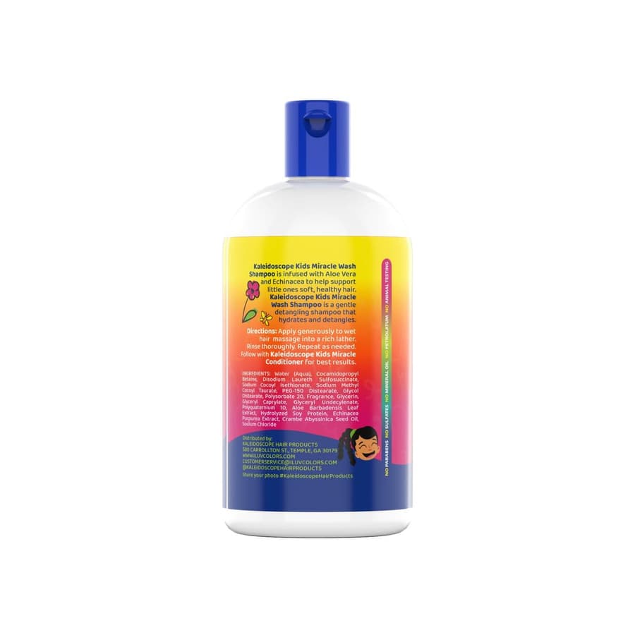 Kaleidoscope Kids Shampoo for Curly Hair With Aloe Vera and Echinacea Extract