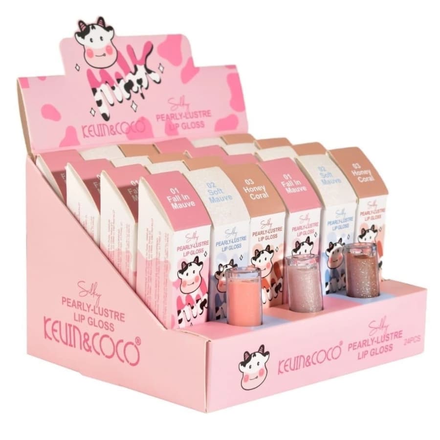 (24-pack) Kevin & Coco Pearly-Lustre Lip Gloss 1-3