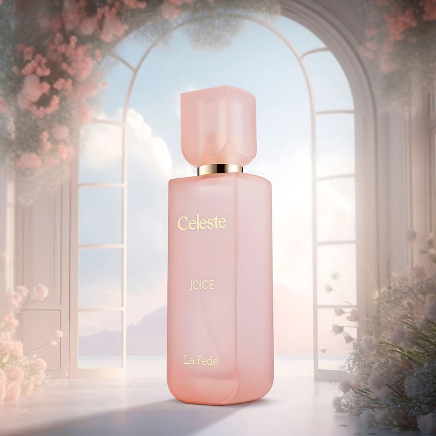 Celeste Joice la Fede By Khadlaj Elixir Her Parfum With Notes of Pear Jasmine