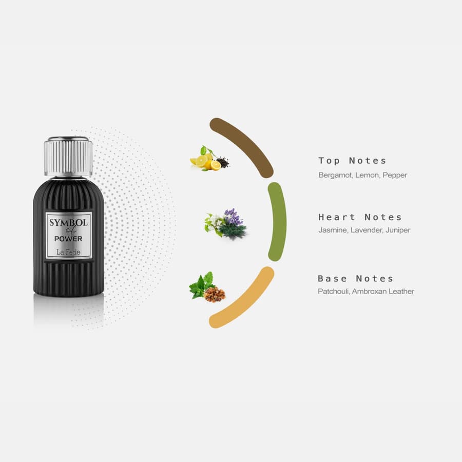 Khadlaj la Fede Symbol of Power Zesty Bergamot Pepper With Jasmine Lavender