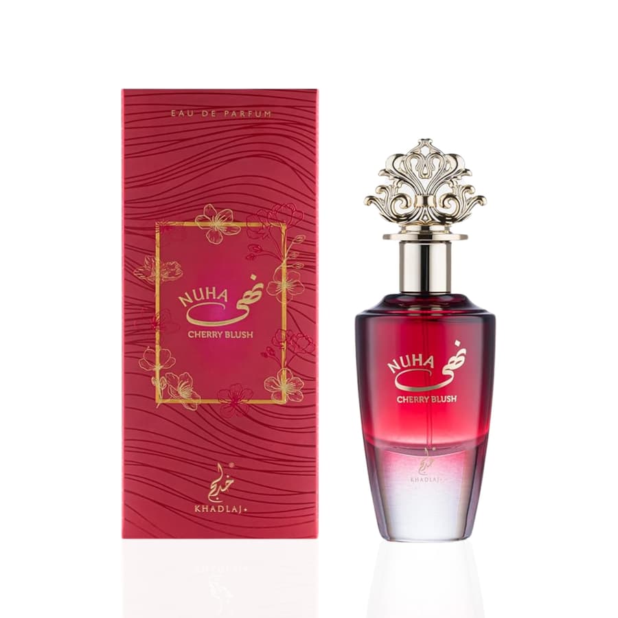 Khadlaj Nuha Cherry Blush Fruity Floral Sweet Woody Long Lasting / For Women
