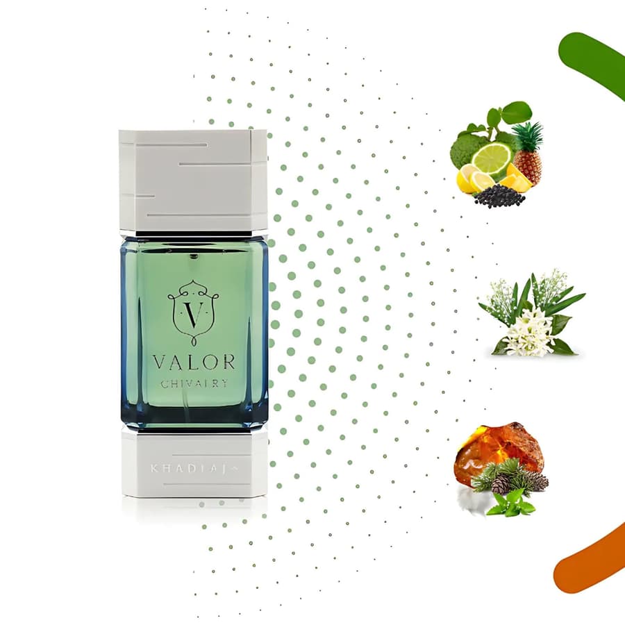 Valor Chivalry By Khadlaj For Men EDP 3.4 oz