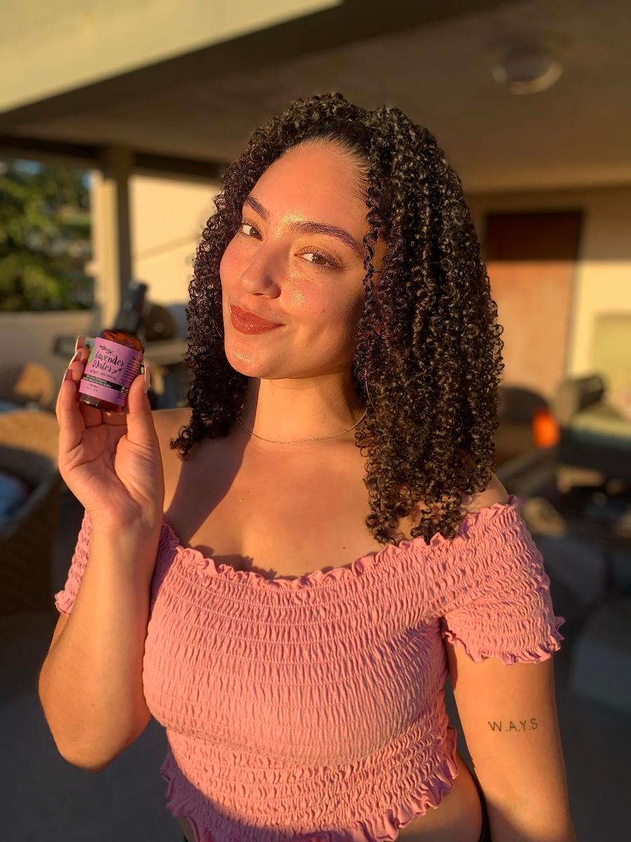 Multiuse Lavender Water Toner Mist for Face Body and Hair Pure Distilled