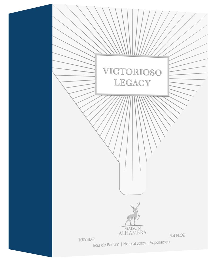 Victorioso Legacy By Maison Alhambra For Men EDP 3.4 oz