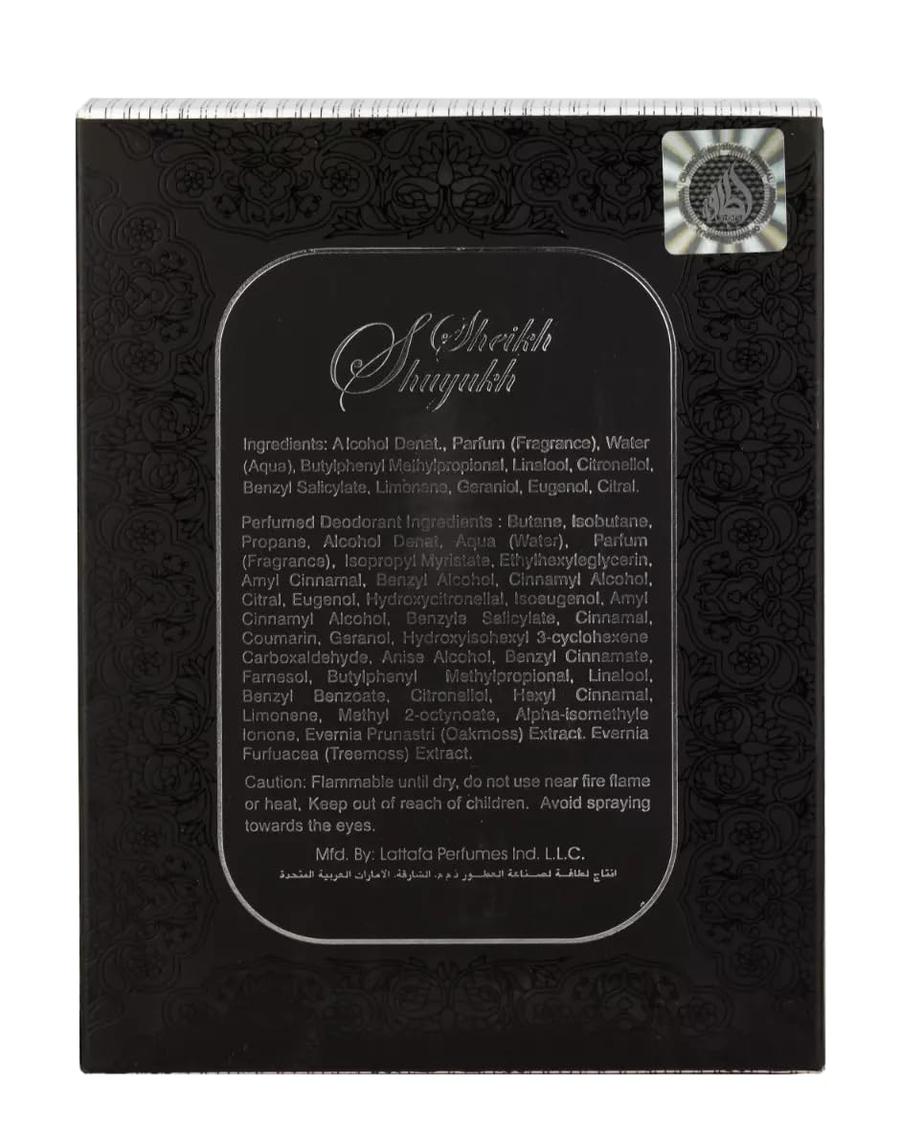 Lattafa Sheikh Al Shuyukh Black for Unisex Unisex EDP 1.7 oz
