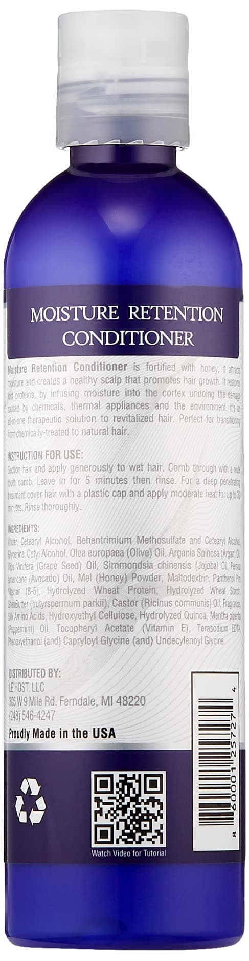 Le' Host Hair Wigs Moisture Retention Conditioner