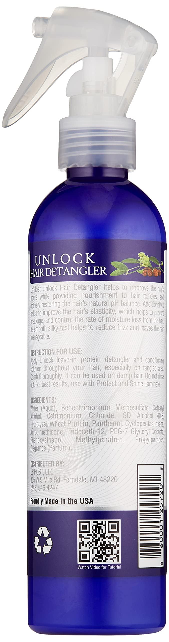 Unlock Hair Detangler Immediately Stops Hair Breakage and Promotes Hair Growth.
