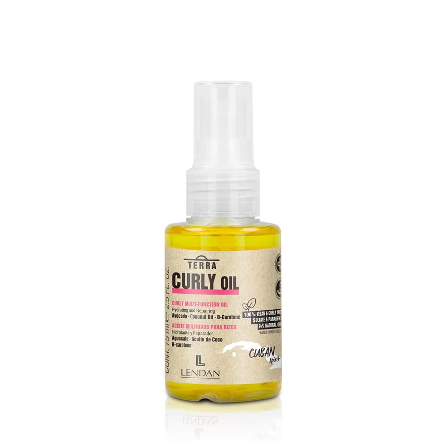 Lendan Hair Oil for Curly Hair Terra Curly Oil Hair Serum With Avocado and