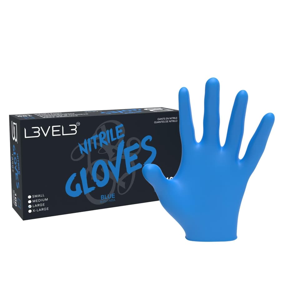 L3 Level 3 Nitrile Gloves Professional Heavy Duty Disposable Gloves Latex Free