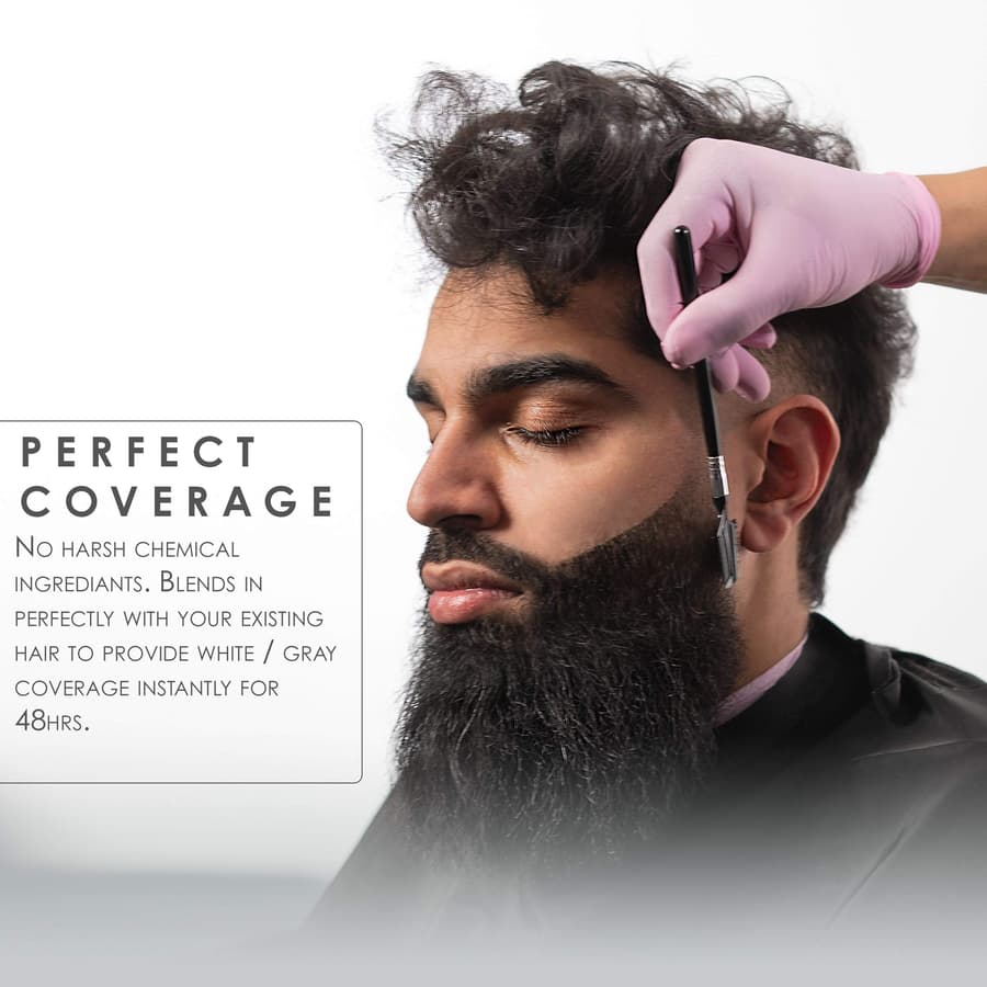 L3 Temporary Beard Color Full Beard In Minutes Easy To Apply and No Mixing