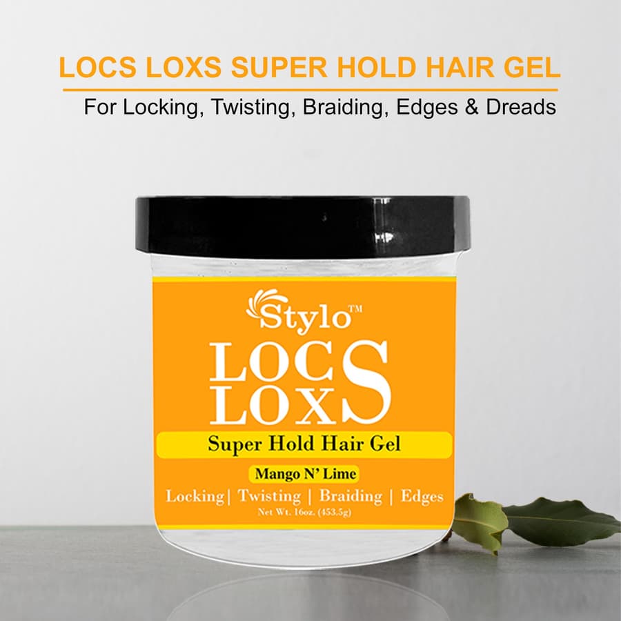 J.amila Stylo Locs Loxs Super Hold Hair Gel Mango N' Lime Infused Styling Gel