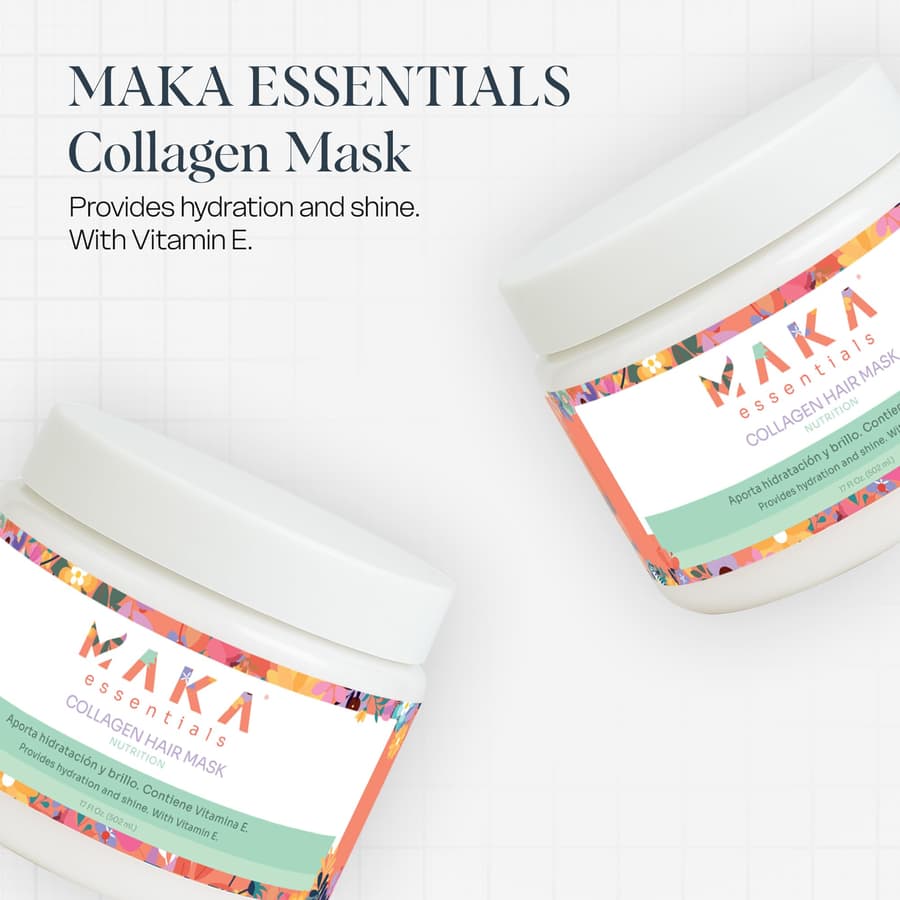 Maka Essentials Collagen Nutrition Mask Moisturizes Shines Softens Strengthens