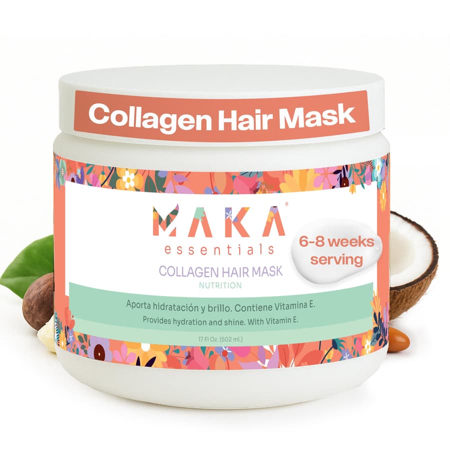Maka Essentials Collagen Nutrition Mask Moisturizes Shines Softens Strengthens