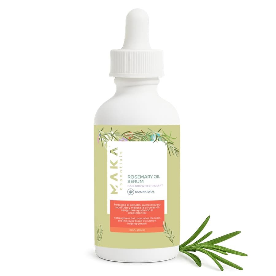 Rosemary Oil Hair Growth Serum Organic Scalp Treatment for Thicker Stronger