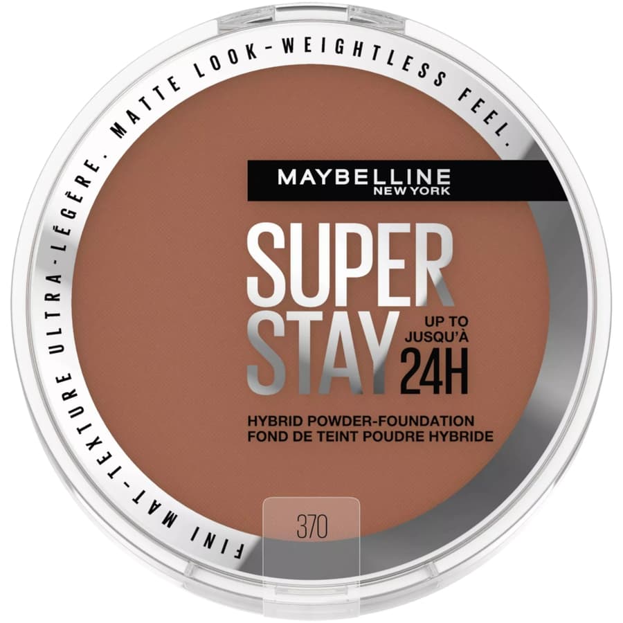 (12-pack) Maybelline Super Stay Matte 24hr Hybrid Pressed Powder Foundation #370