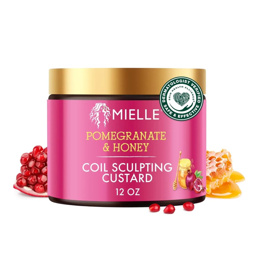 Mielle Organics Pomegranate Honey Curl Cream Coil Curl Defining Hair Cream for