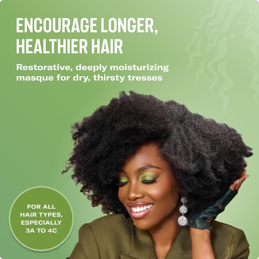 Mielle Organics Rosemary Mint Strengthening Hair Mask for Damaged Hair Deep