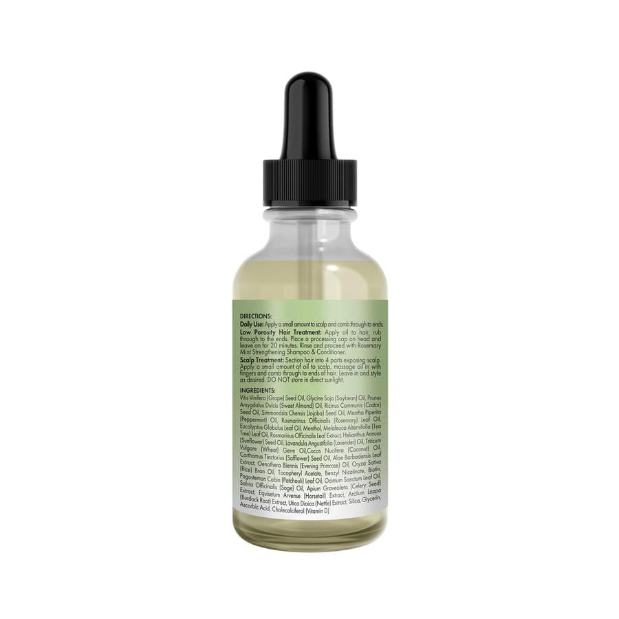 Mielle Organics Rosemary Mint Light Hair Oil Split Ends Dry Scalp Treatment