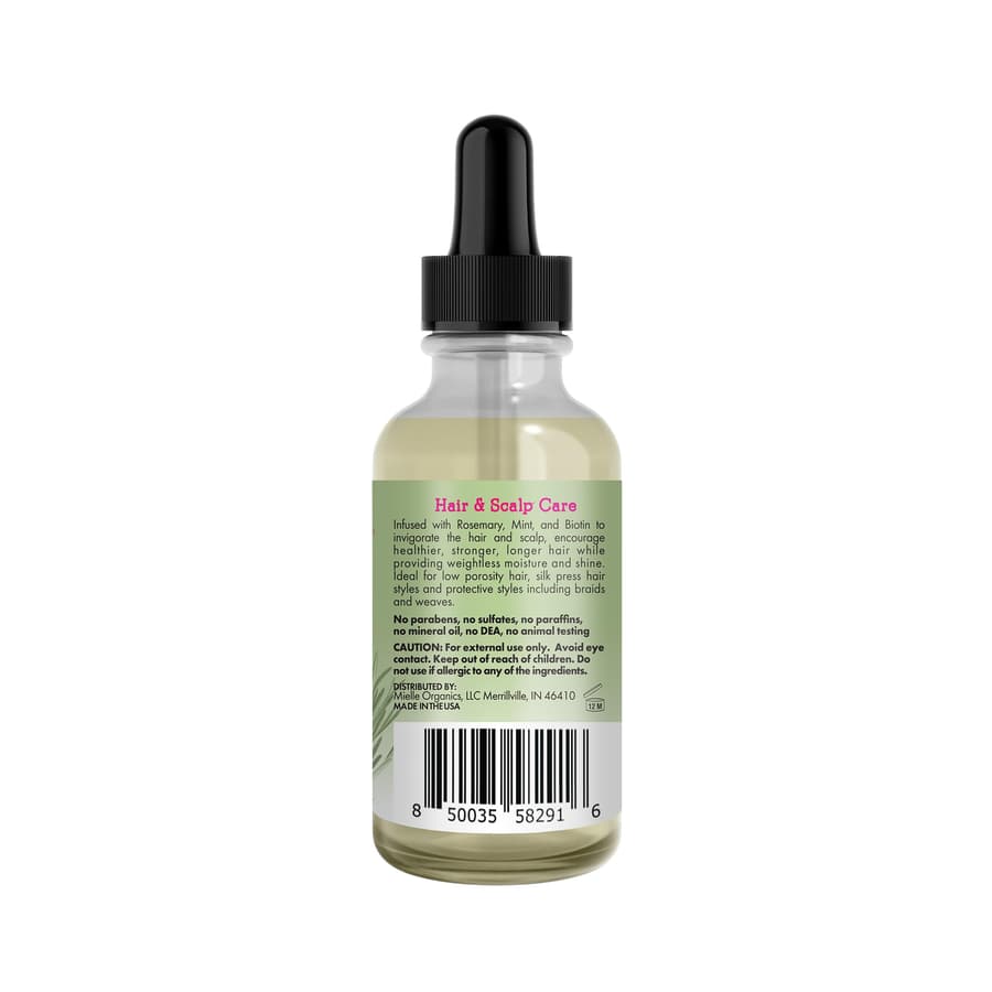 Mielle Organics Rosemary Mint Light Hair Oil Split Ends Dry Scalp Treatment