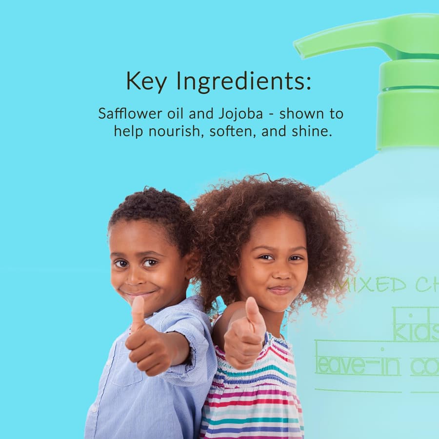Mixed Chicks Kids Leave In Conditioner Eliminate Frizz Define Curls 8 Fl.oz.
