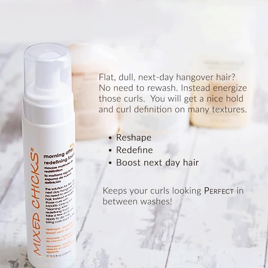 Mixed Chicks Morning After Redefining Hair Foam 8 Fl.oz. / 236 ml