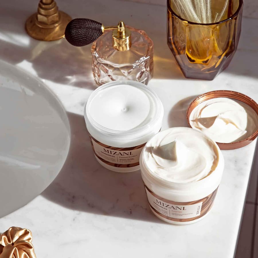 Mizani Hairdress Coconut Soufflé Conditions Softens Hair With Coconut Oil for