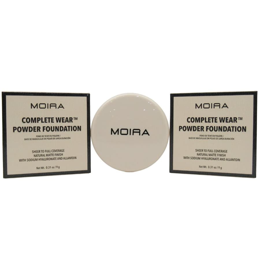 (3-pack) Moira Beauty Complete Wear Powder Foundation #325