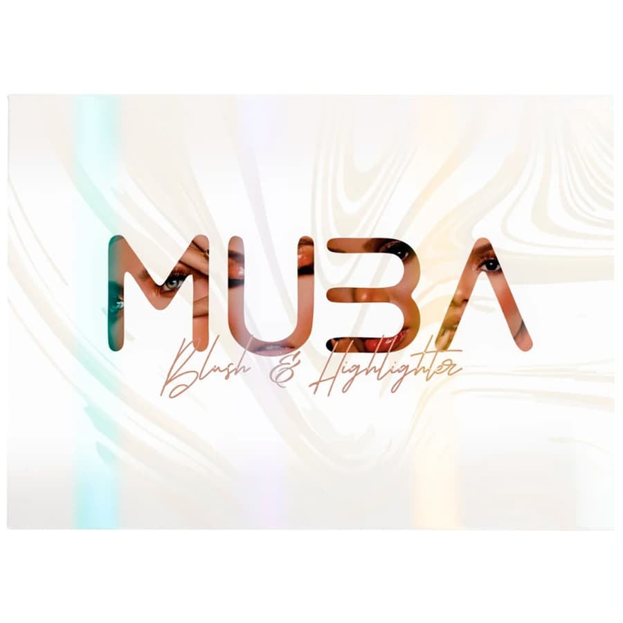 (6-pack) Muba Blush & Highlighter Palette