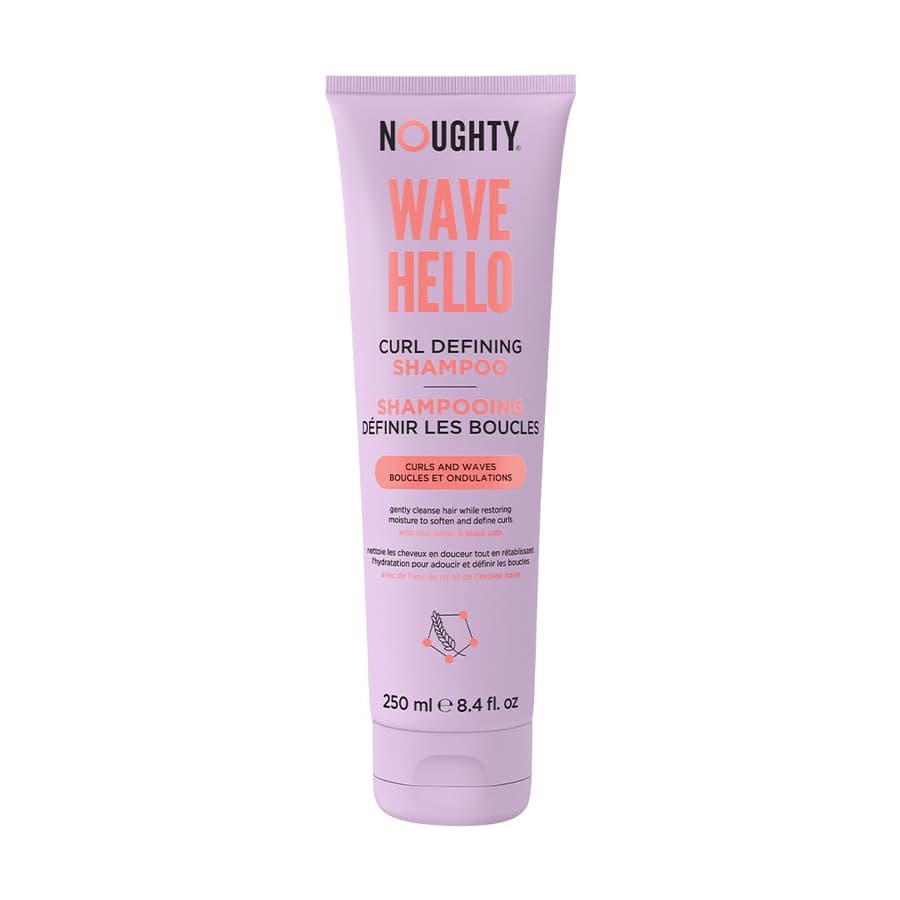 Noughty Wave Hello Curl Defining Shampoo 97% Natural Vitamin Rich Formula for