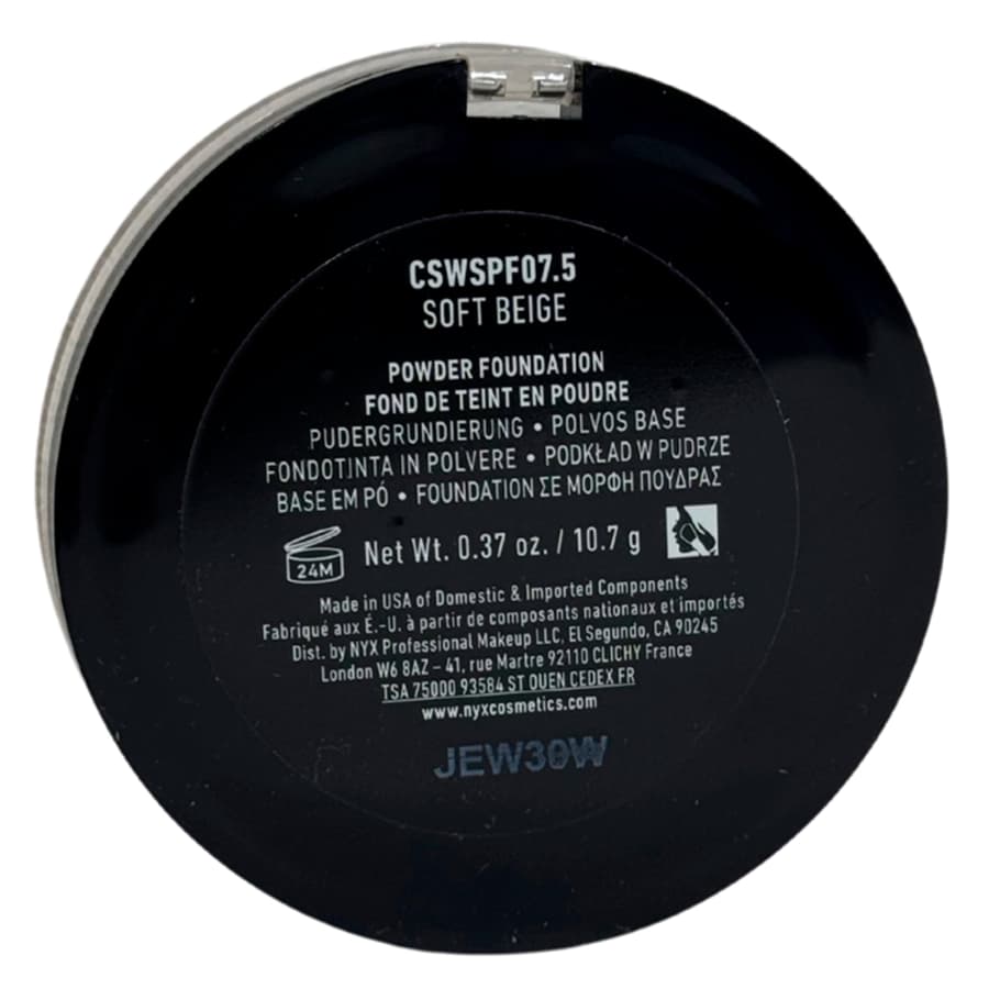 (12-pack) NYX Can'T Stop Won'T Stop Powder Foundation Soft Beige