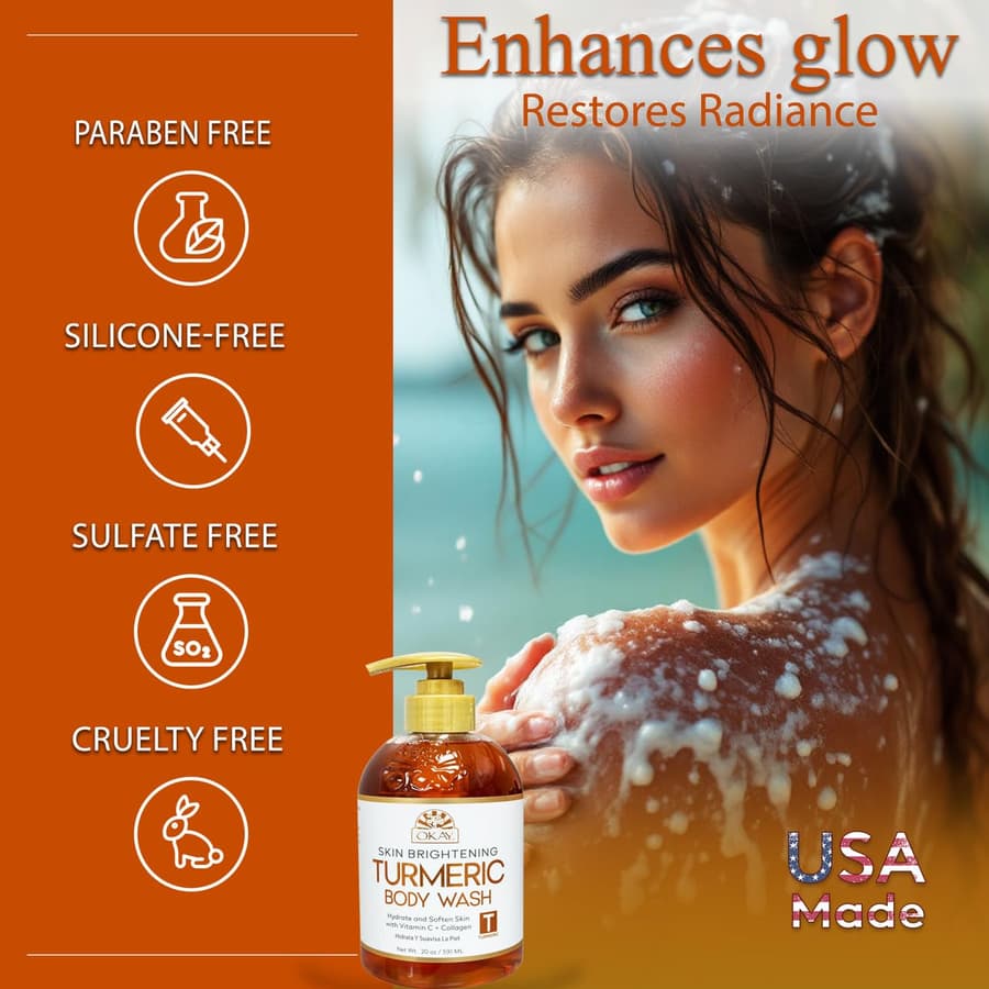 Okay Turmeric Body Wash / 591 ml (20 oz)