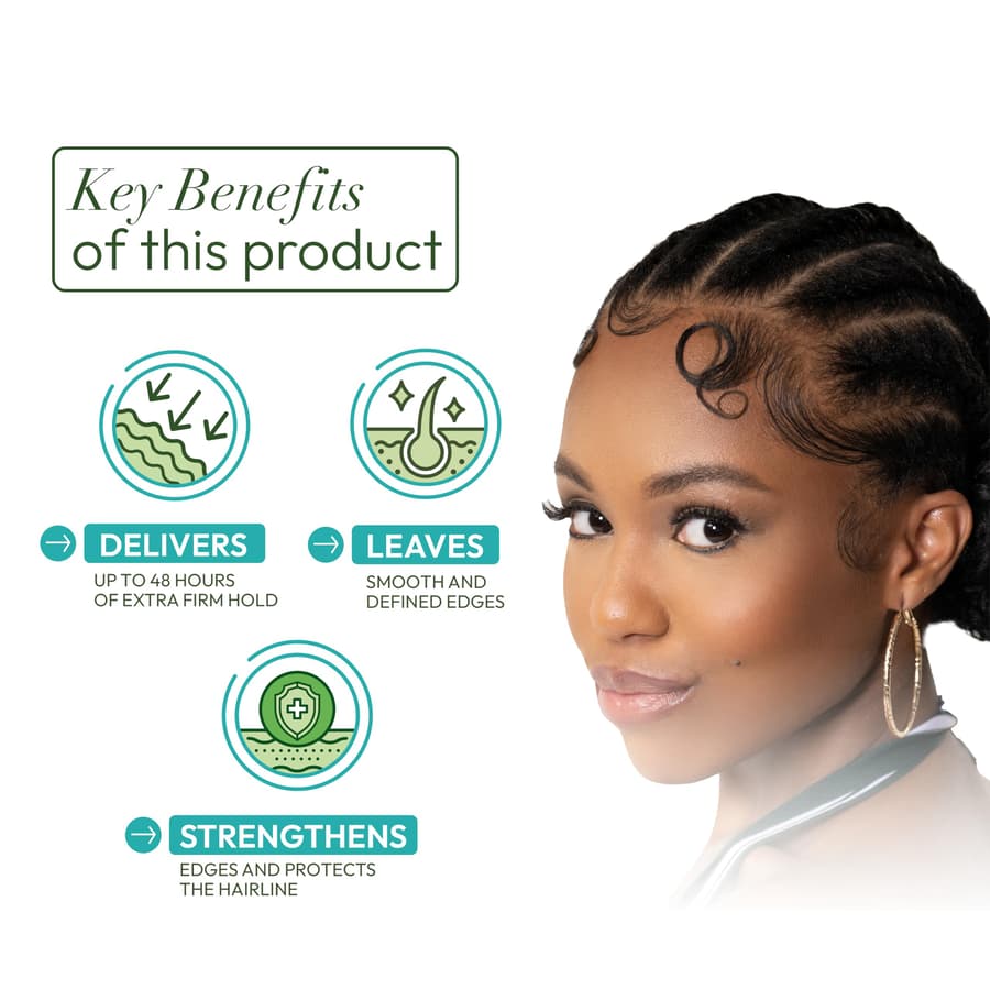 Ors Olive Oil Hbcu Culture Edge Control Hair Gel Extra Firm Hold 2.25 oz