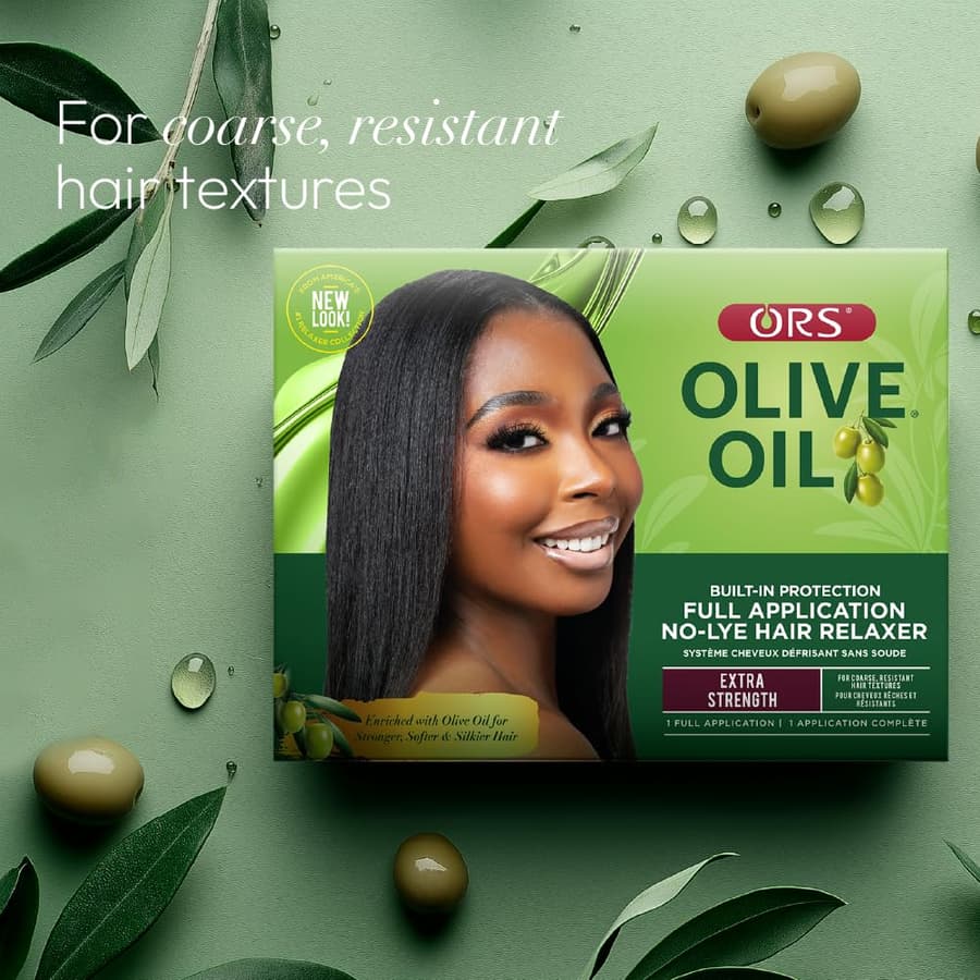 Ors Olive Oil Built In Protection Full Application No Lye Hair Relaxer Extra