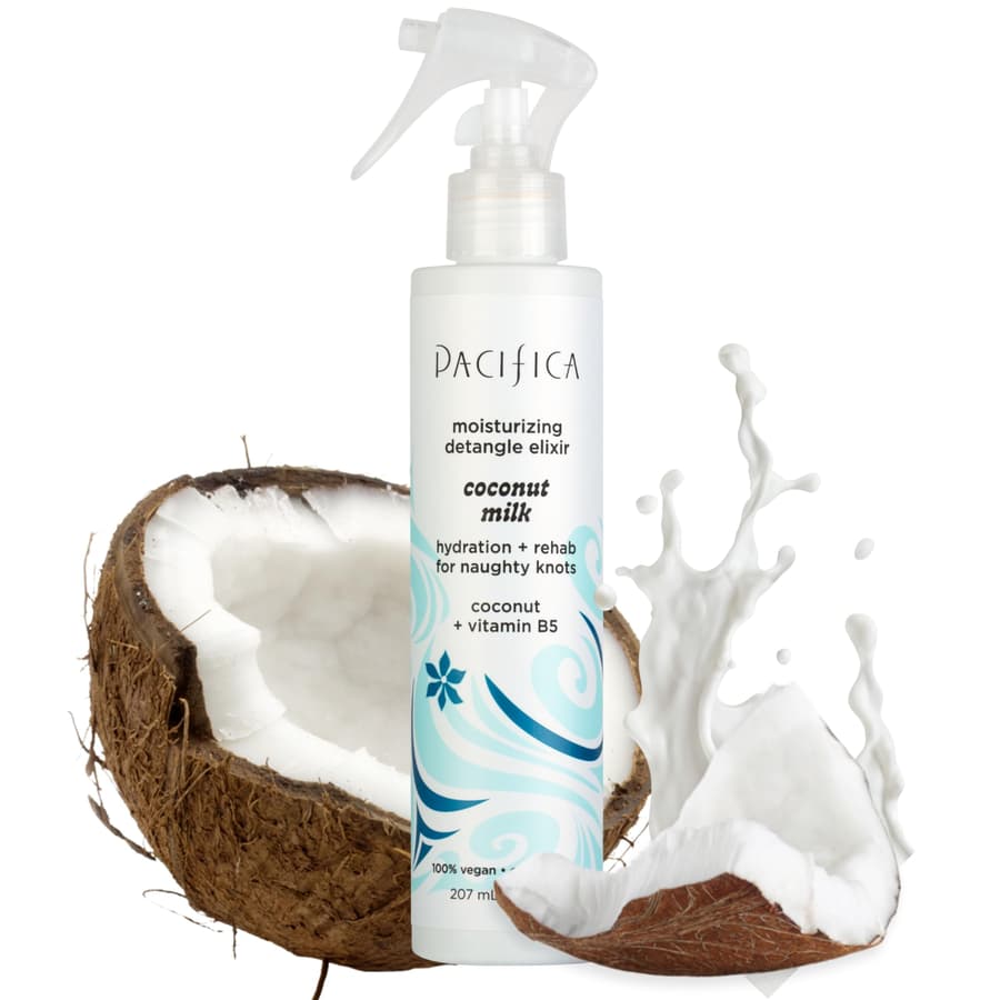 Pacifica Coconut Milk Hair Detangler Leave In Conditioning Elixir for Tangle