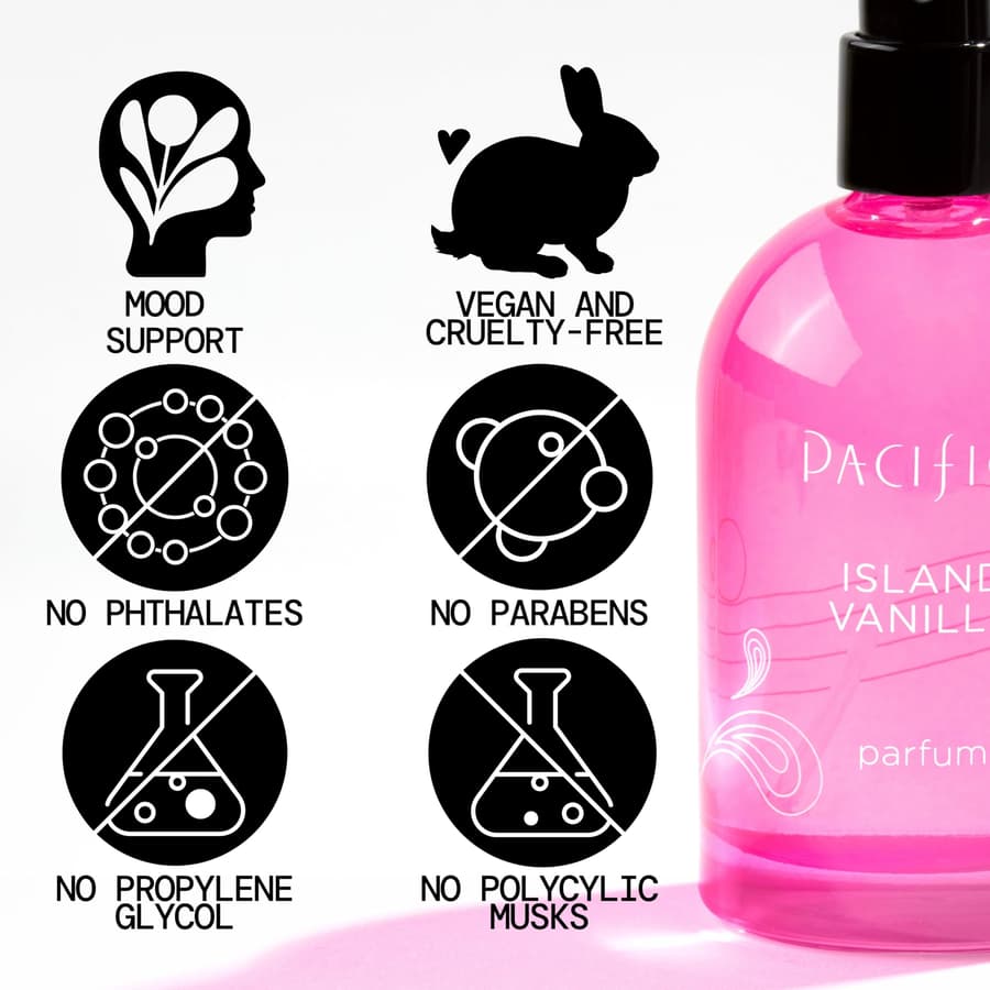 Pacifica Beauty Island Vanilla Sweet Tropical Vanilla Gourmand Scent Everyday
