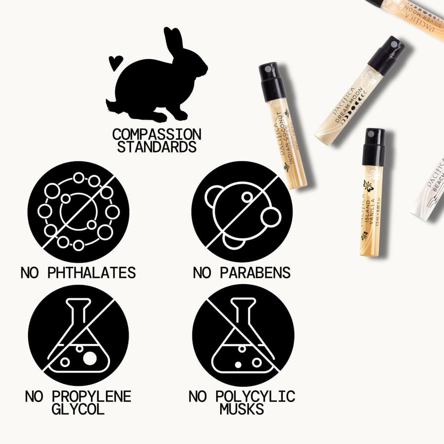 [Set] Pacifica Beauty Take Me There Trial Set 5 Scents Sampler Natural Essential Oils