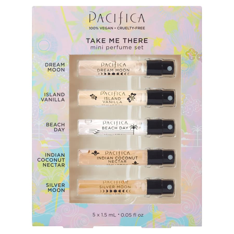 [Set] Pacifica Beauty Take Me There Trial Set 5 Scents Sampler Natural Essential Oils