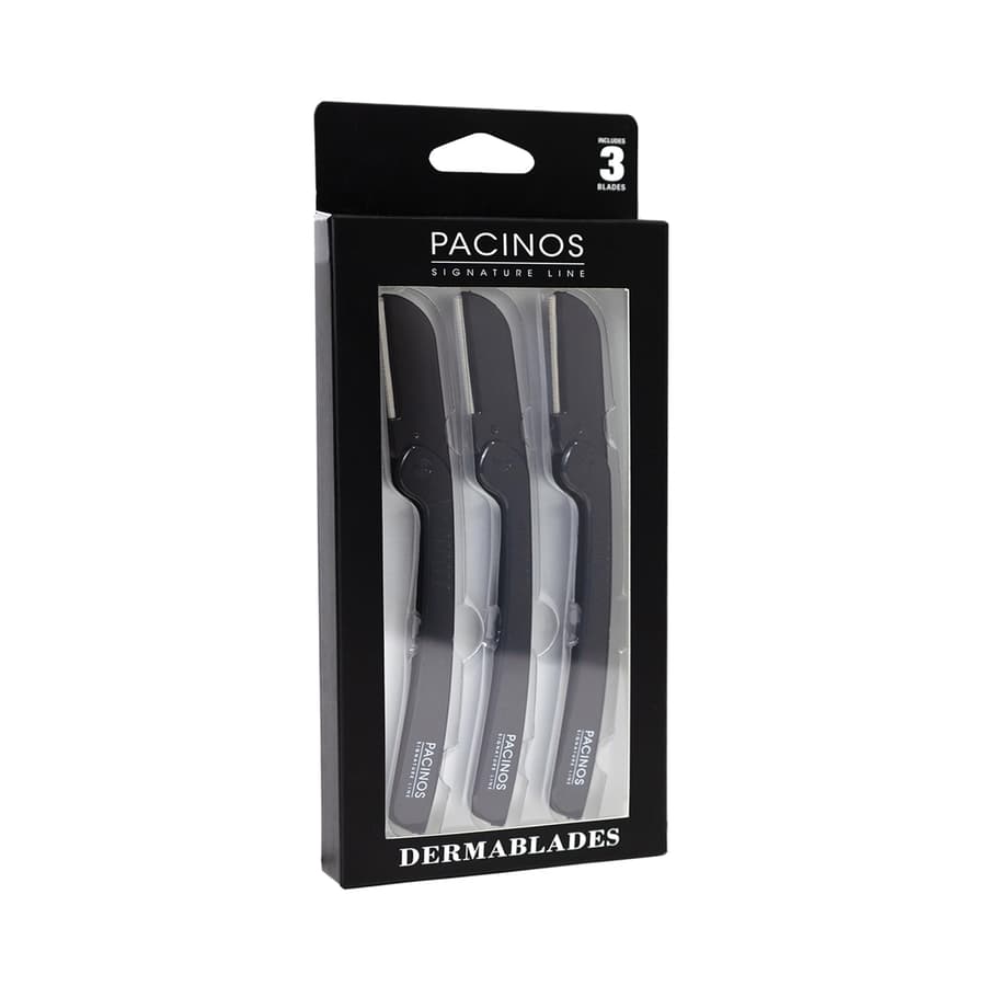 Pacinos Derma Blades Precision Straight Razor Beard Care Exfoliation Tool With