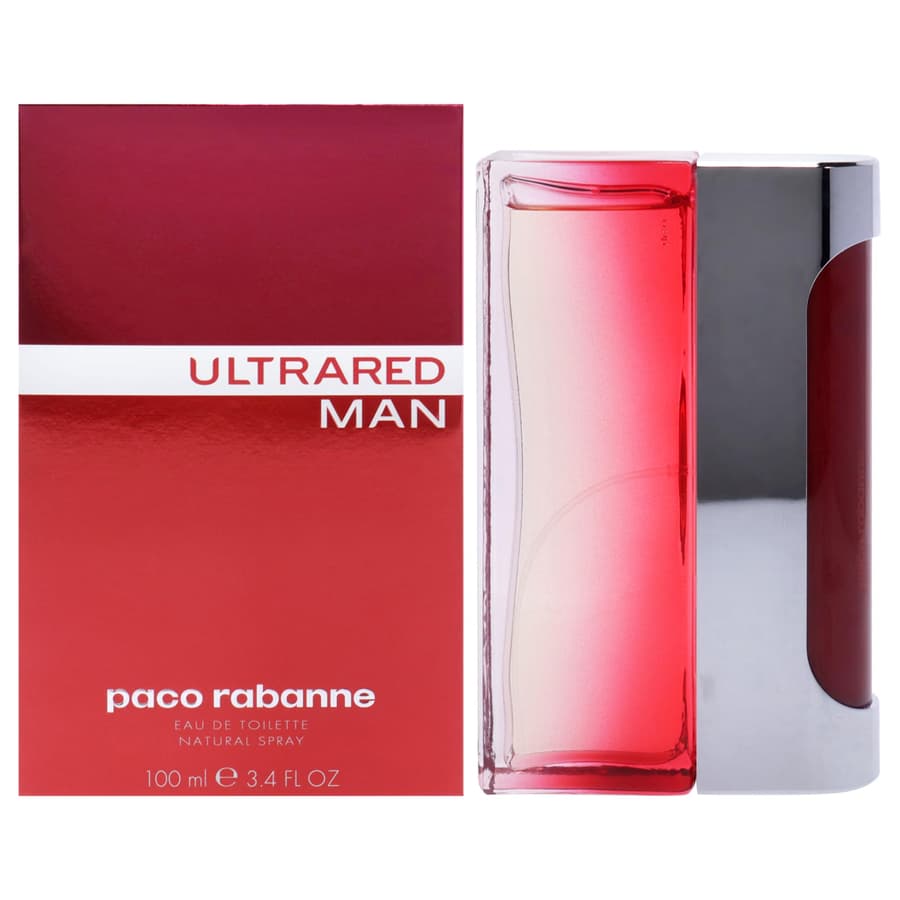 Ultrared By Paco Rabanne For Men EDT 3.4 oz