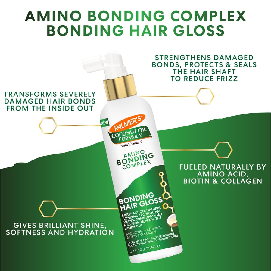 Palmer's Amino Bonding Complex Hair Gloss Hair Shine With Coconut Oil Vitamin E