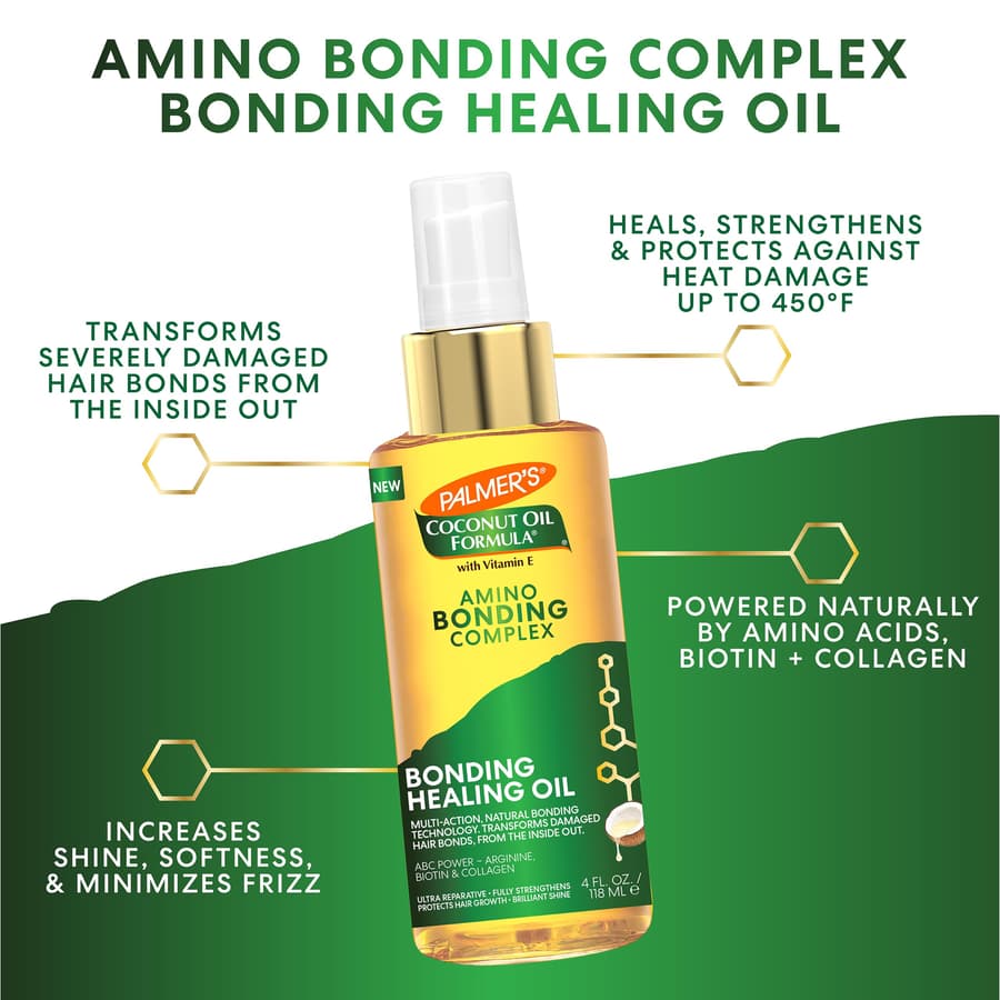Palmer's Amino Bonding Complex Hair Oil Healing Treatment With Coconut Oil