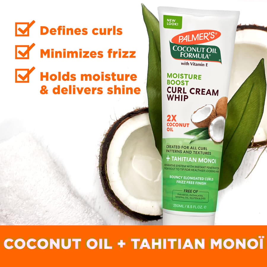Palmer's Coconut Oil Formula Moisture Boost Curl Whip Cream . 8.5 oz