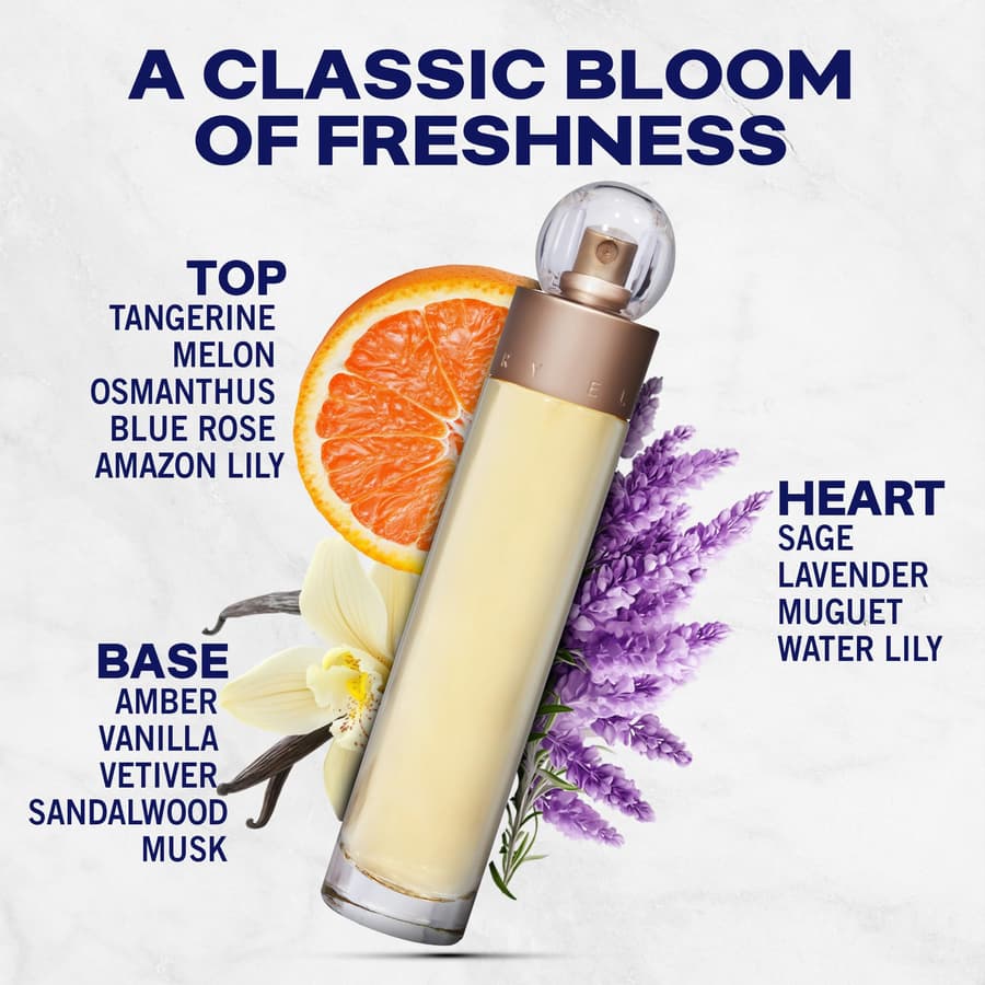 Perry Ellis 360° Light Bright Floral Designer Scent for Her 6.8 Fl Oz For Women