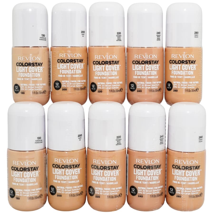 (10-pack) Revlon Colorstay Light Cover Foundation Assorted