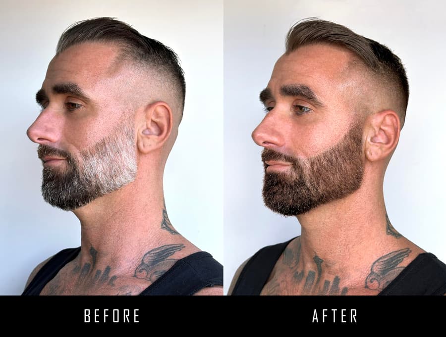 Rewind It 10 Light Brown Beard and Mustache Color