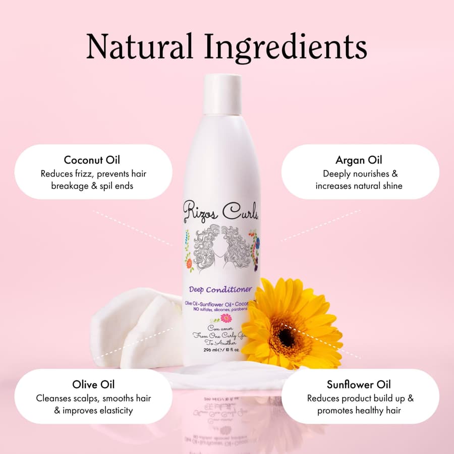 Rizos Curls Deep Conditioner Strengthens Moisturizes Hair While Controlling