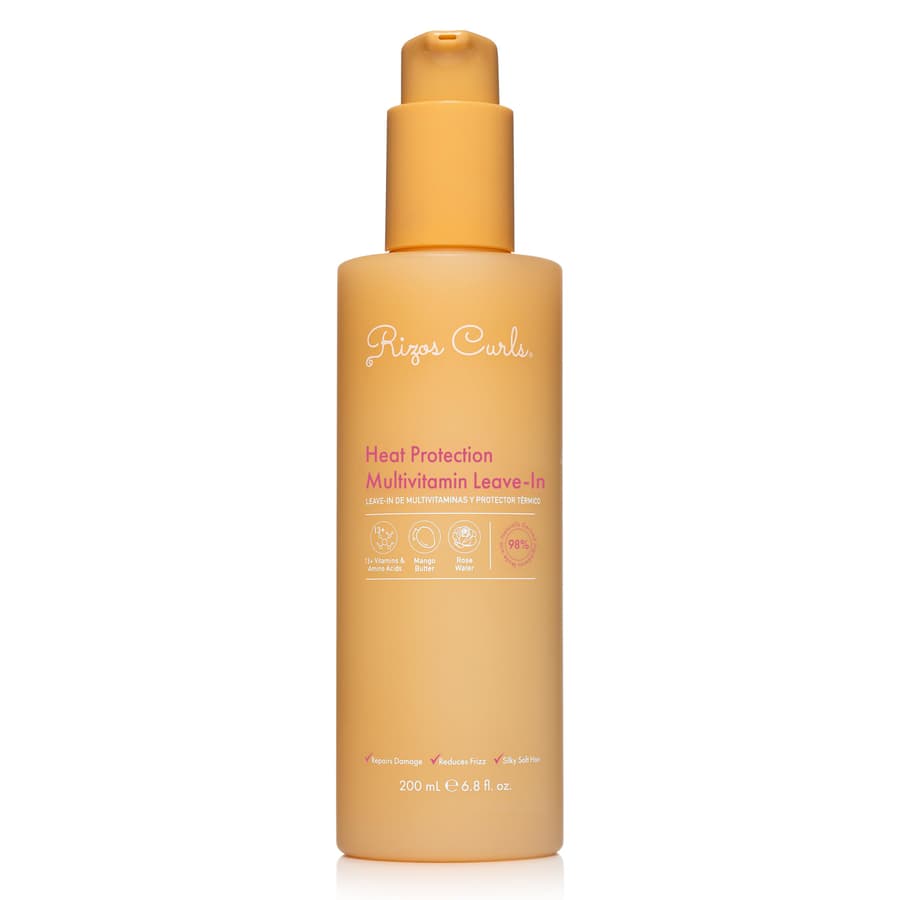 Rizos Curls Multivitamin Leave In Heat Protection Up To 450°f Strengthen Repair