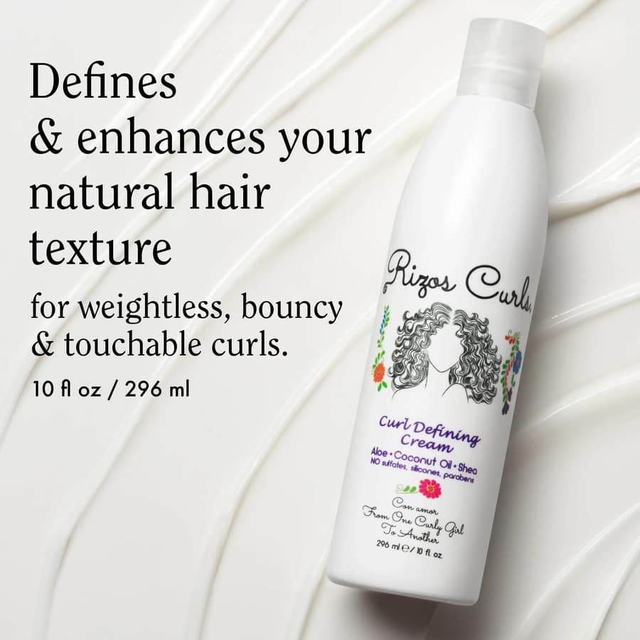 Rizos Curls Travel Curl Defining Cream Enhance Waves Curls Coils Soft Hold for