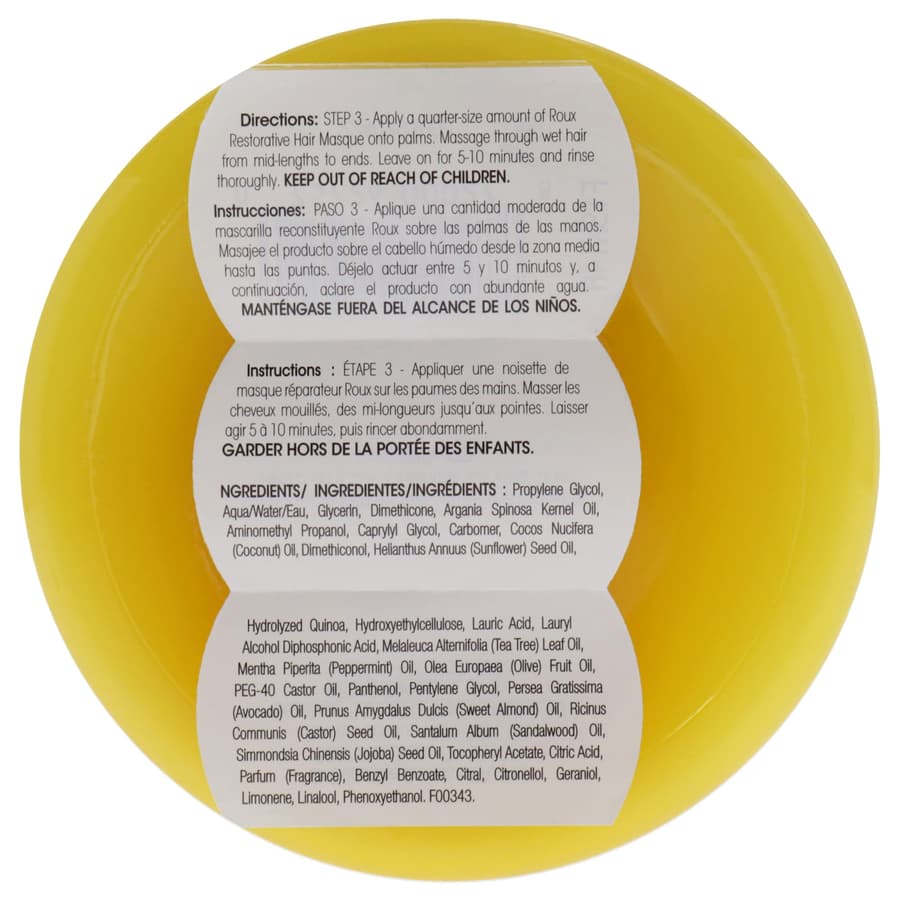 Roux Weightless Precious Oils Restorative Hair Masque Masque Unisex Unisex 7 oz